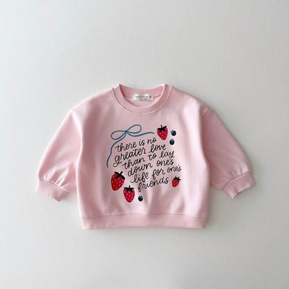 [PRE-ORDER] Strawberry Ribbon Sweatshirt