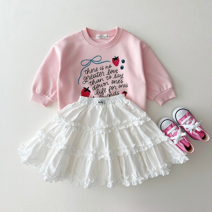 [PRE-ORDER] Strawberry Ribbon Sweatshirt