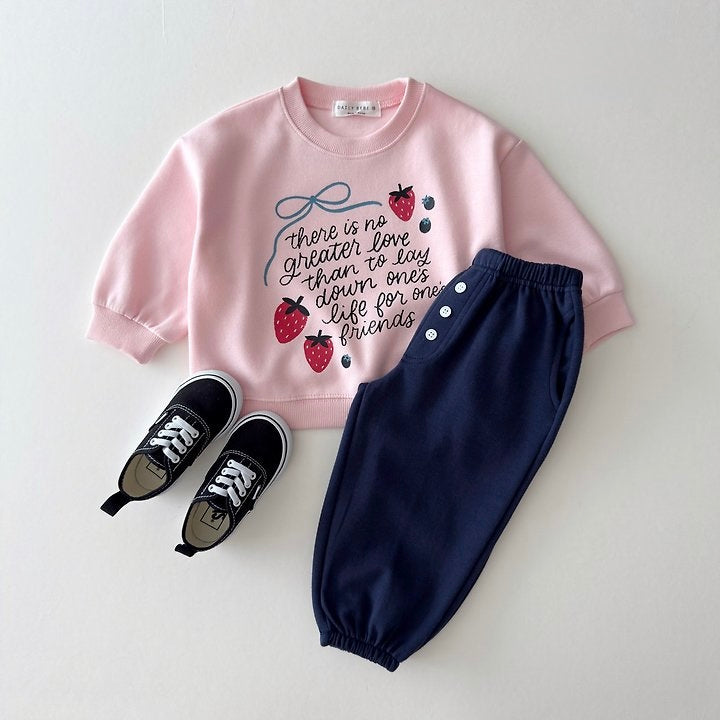[PRE-ORDER] Strawberry Ribbon Sweatshirt