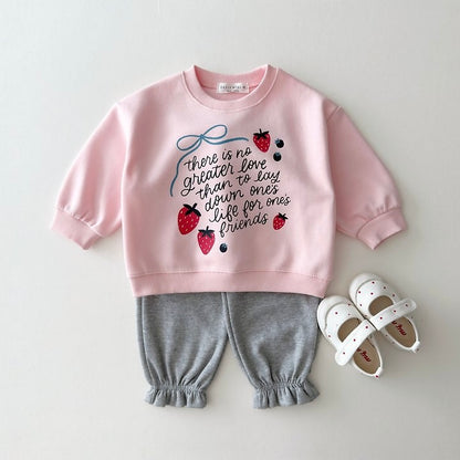 [PRE-ORDER] Strawberry Ribbon Sweatshirt