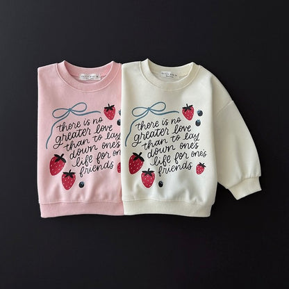 [PRE-ORDER] Strawberry Ribbon Sweatshirt