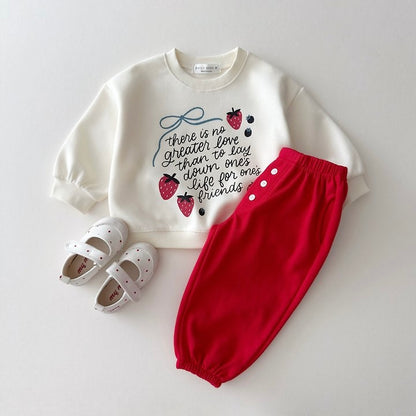 [PRE-ORDER] Strawberry Ribbon Sweatshirt