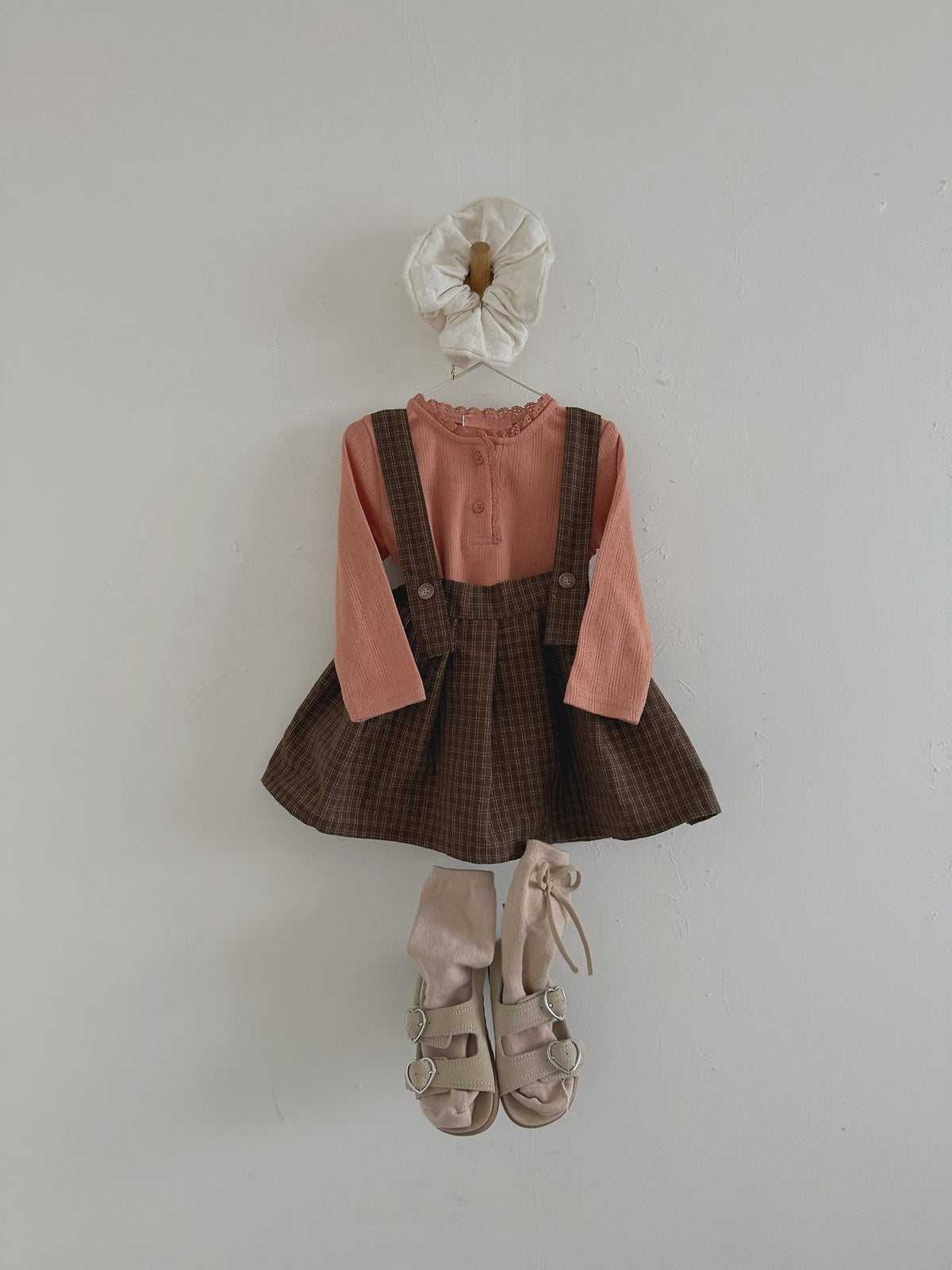 [PRE-ORDER] Pleated Suspender Skirt