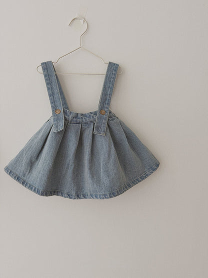 [PRE-ORDER] Pleated Suspender Skirt