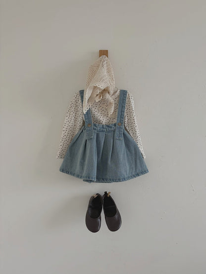 [PRE-ORDER] Pleated Suspender Skirt