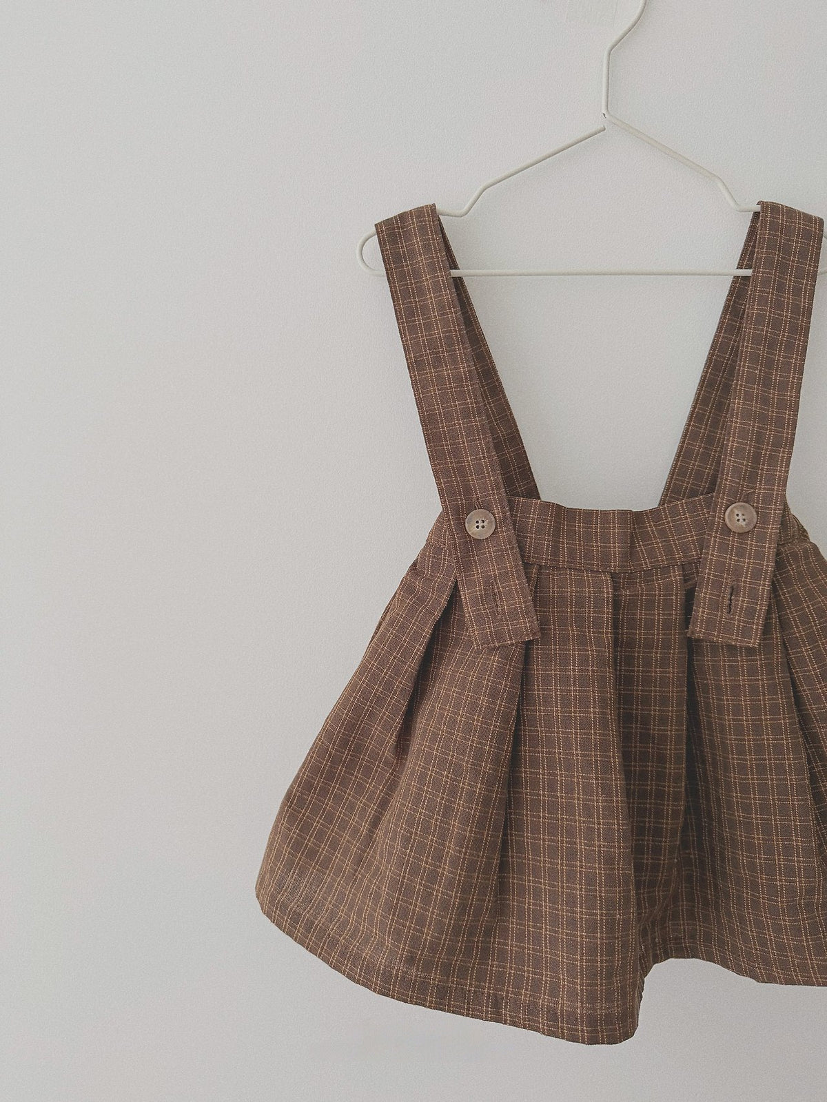 [PRE-ORDER] Pleated Suspender Skirt