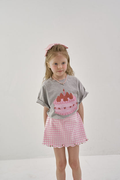 [PRE-ORDER] Plaid Rose Skirt