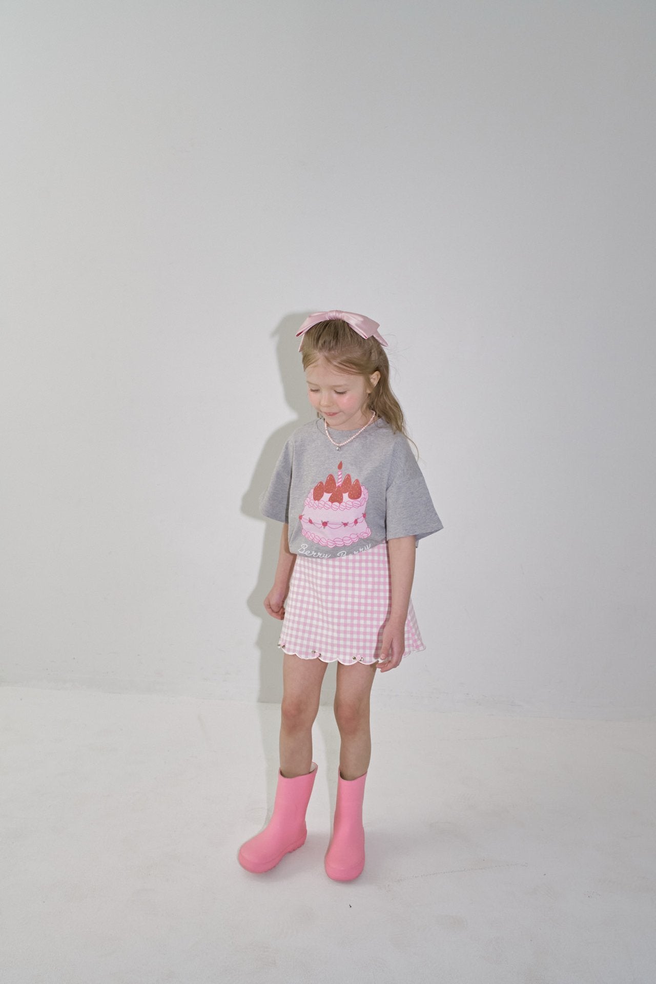 [PRE-ORDER] Plaid Rose Skirt