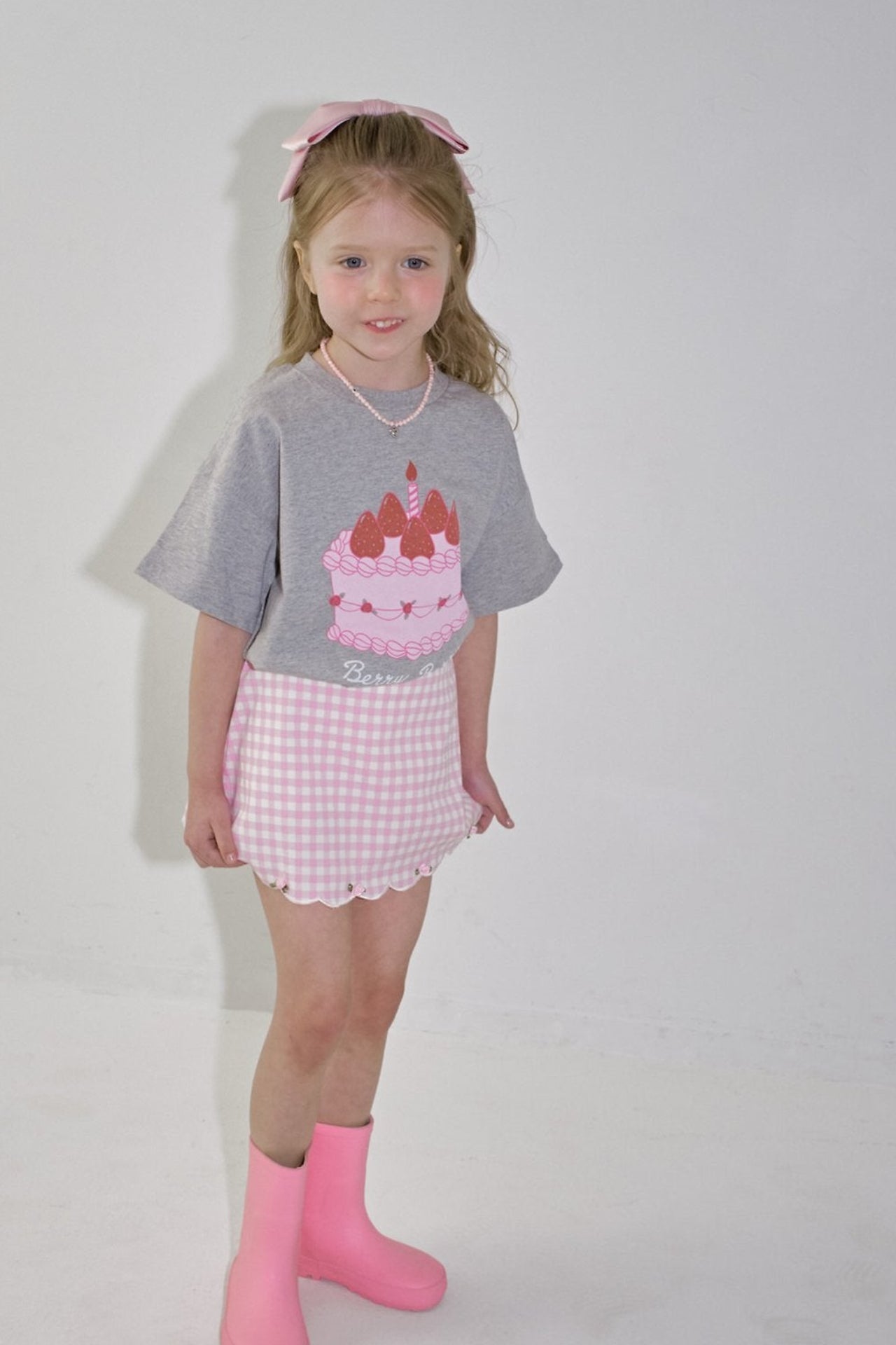 [PRE-ORDER] Plaid Rose Skirt