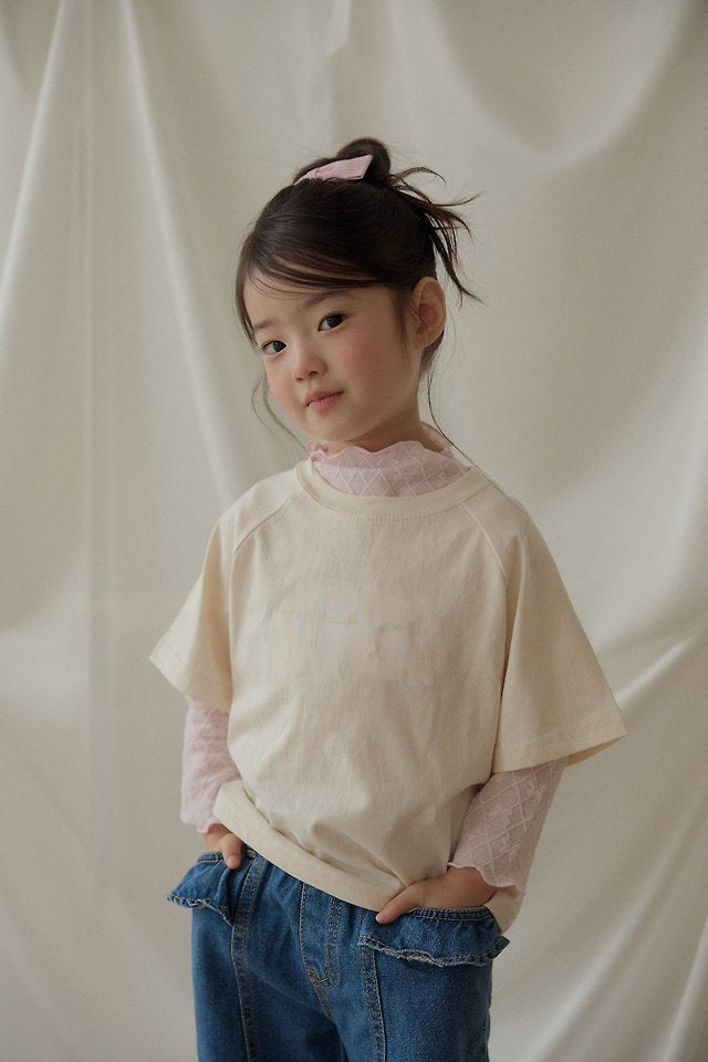 [PRE-ORDER] Frill Ribbon Mesh Tee
