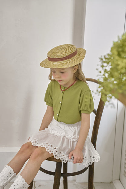 [PRE-ORDER] White lip skirt