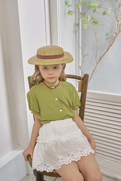 [PRE-ORDER] White lip skirt