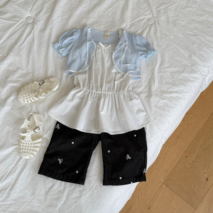 [PRE-ORDER] Ribbon Sugar Denim Pants