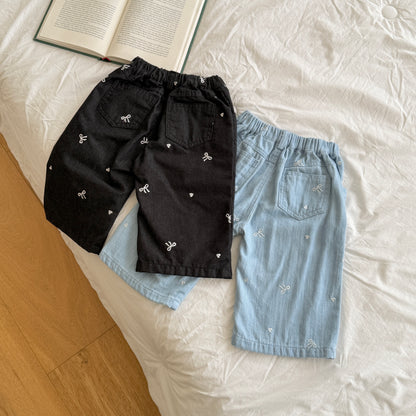 [PRE-ORDER] Ribbon Sugar Denim Pants