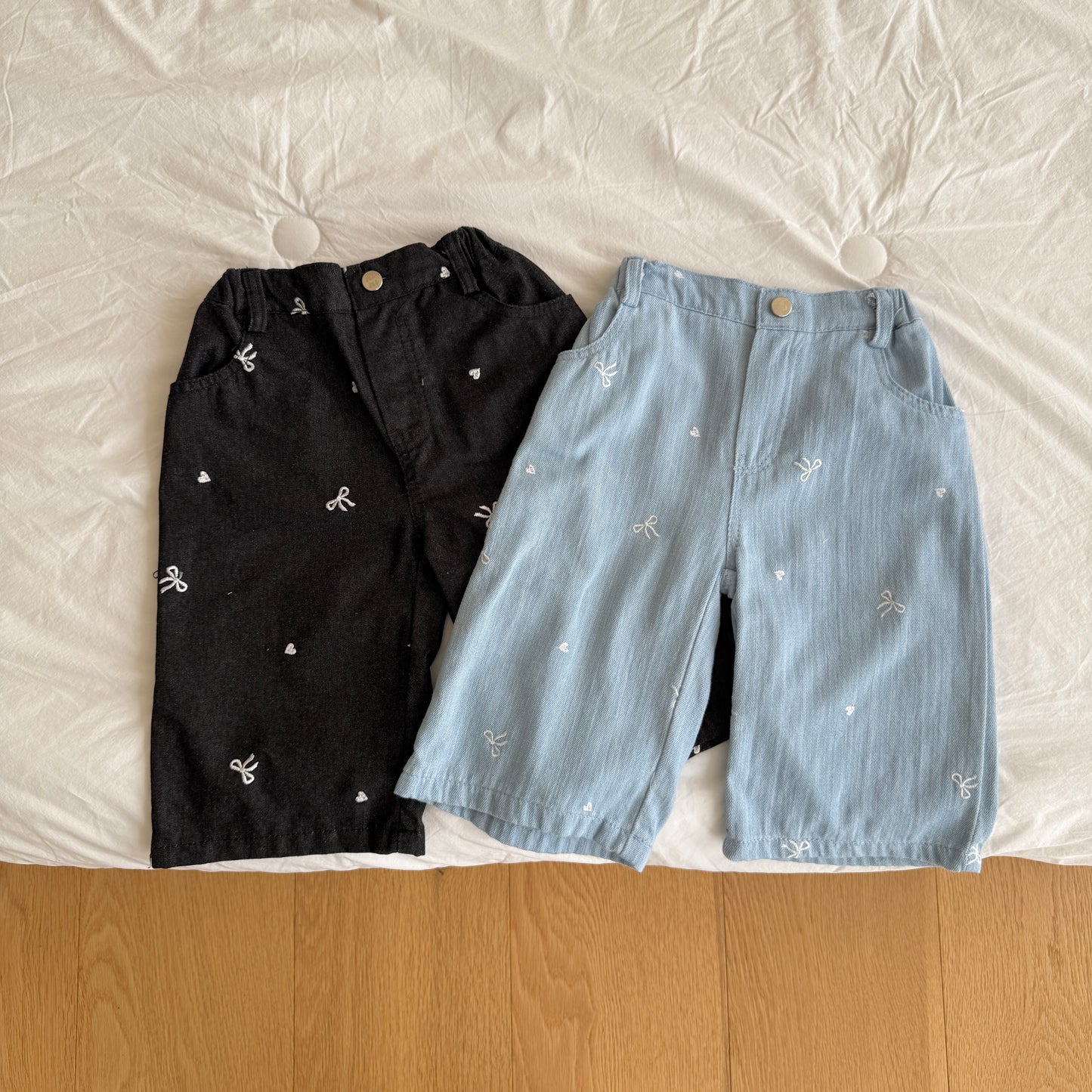 [PRE-ORDER] Ribbon Sugar Denim Pants