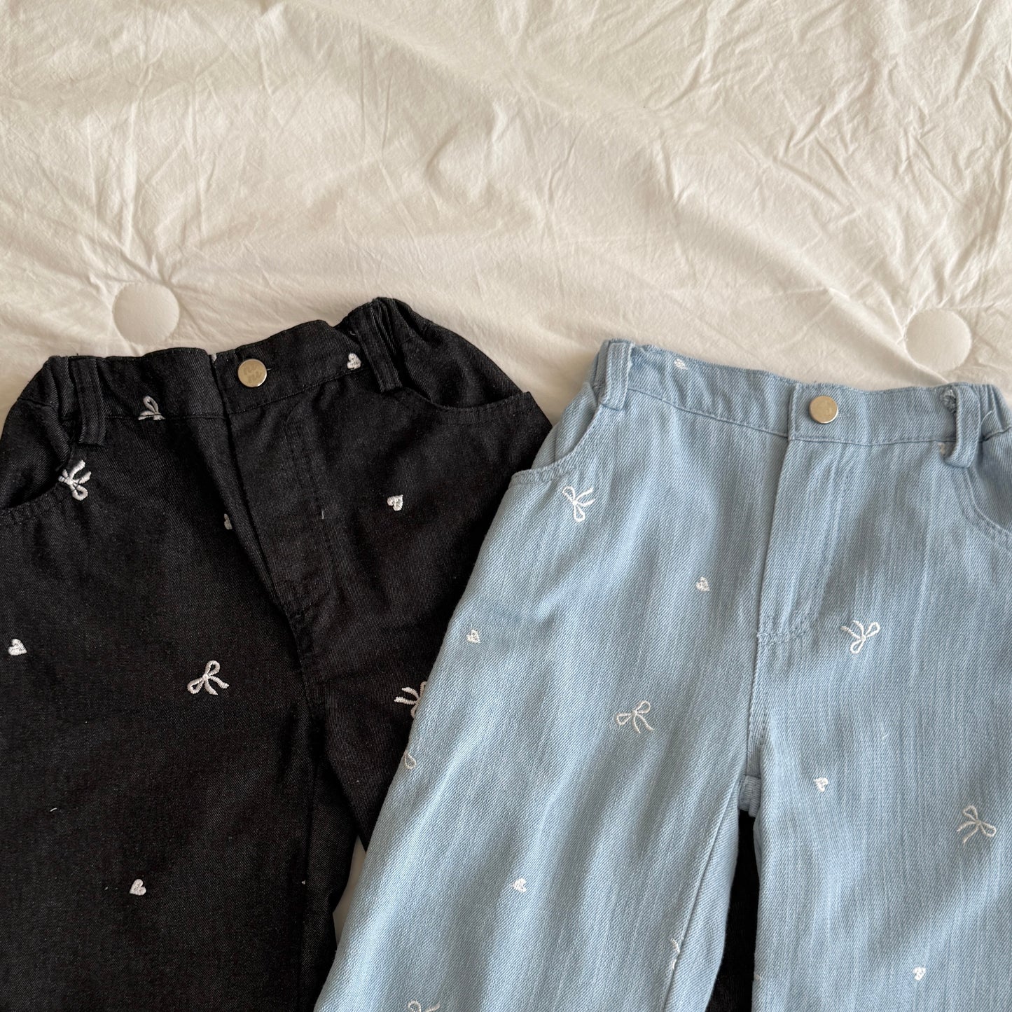 [PRE-ORDER] Ribbon Sugar Denim Pants