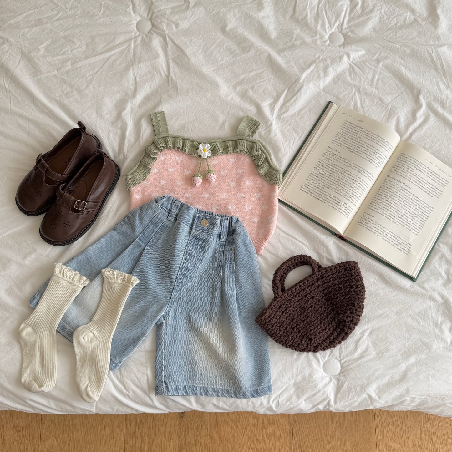 [PRE-ORDER] Heartberry Ruffle Knit Top