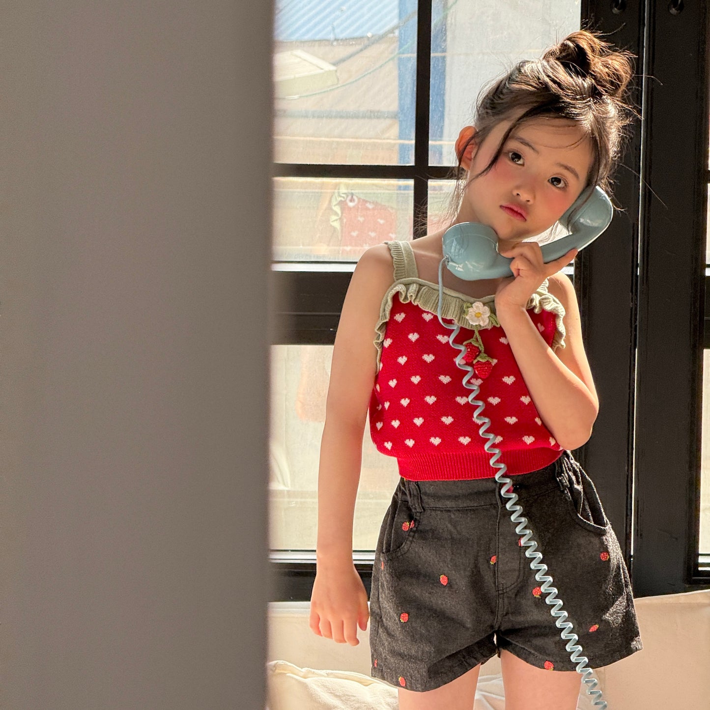 [PRE-ORDER] Heartberry Ruffle Knit Top