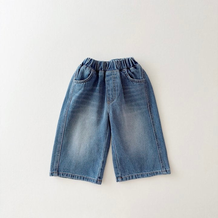 [PRE-ORDER] Curved Denim Pants