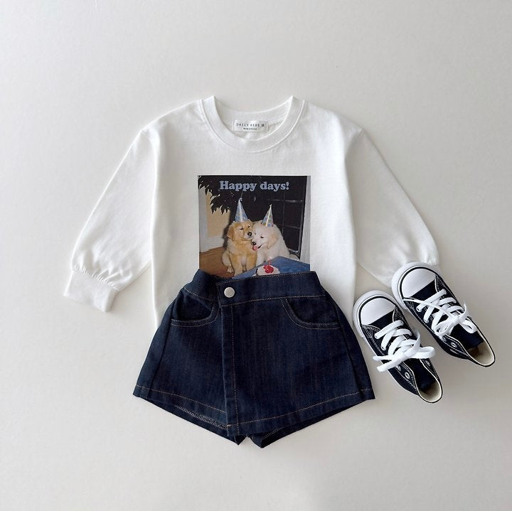 [PRE-ORDER] Wrap Raw Denim Skorts