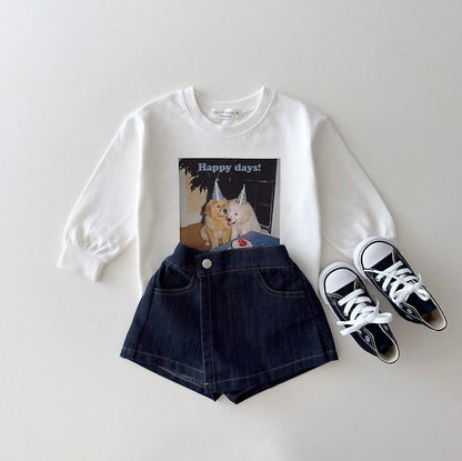 [PRE-ORDER] Wrap Raw Denim Skorts