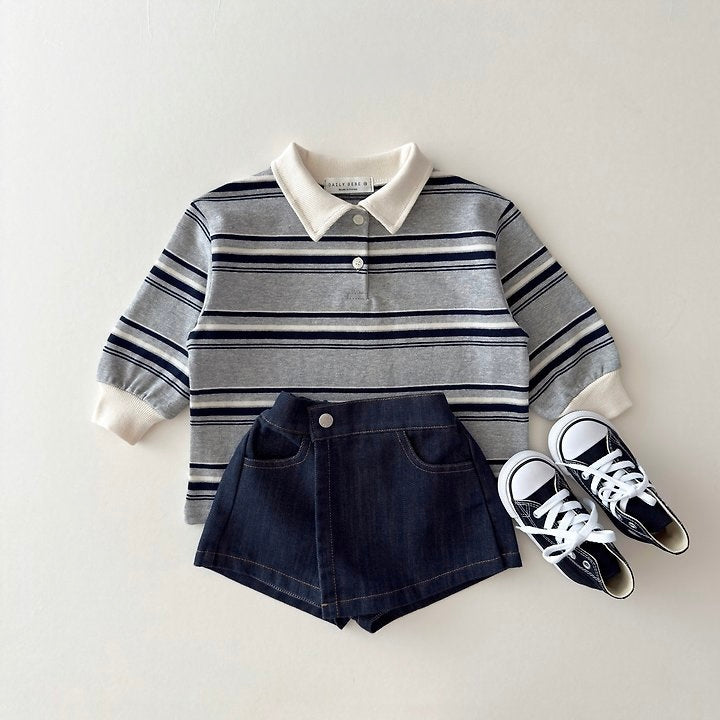 [PRE-ORDER] Wrap Raw Denim Skorts