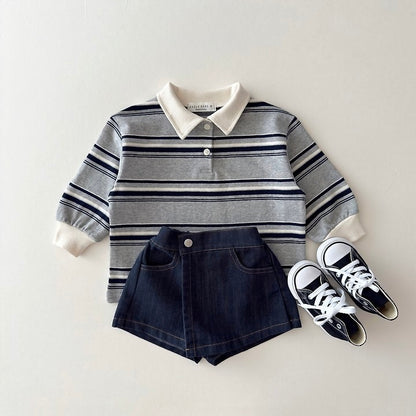 [PRE-ORDER] Wrap Raw Denim Skorts