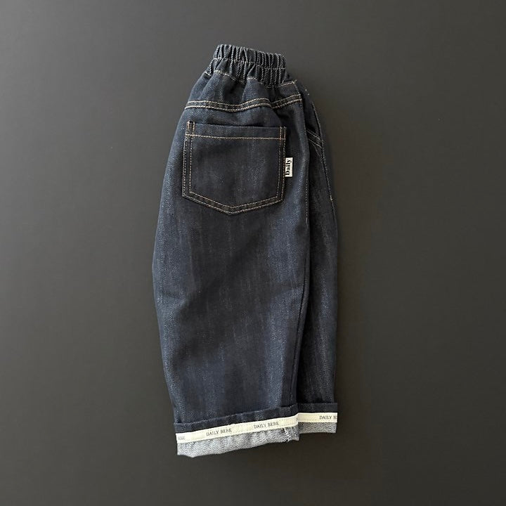 [PRE-ORDER] Rolled-up Raw Denim Pants