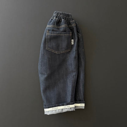 [PRE-ORDER] Rolled-up Raw Denim Pants