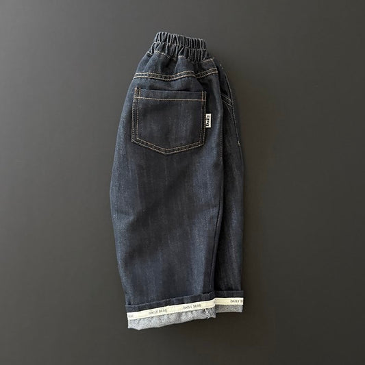 [PRE-ORDER] Rolled-up Raw Denim Pants