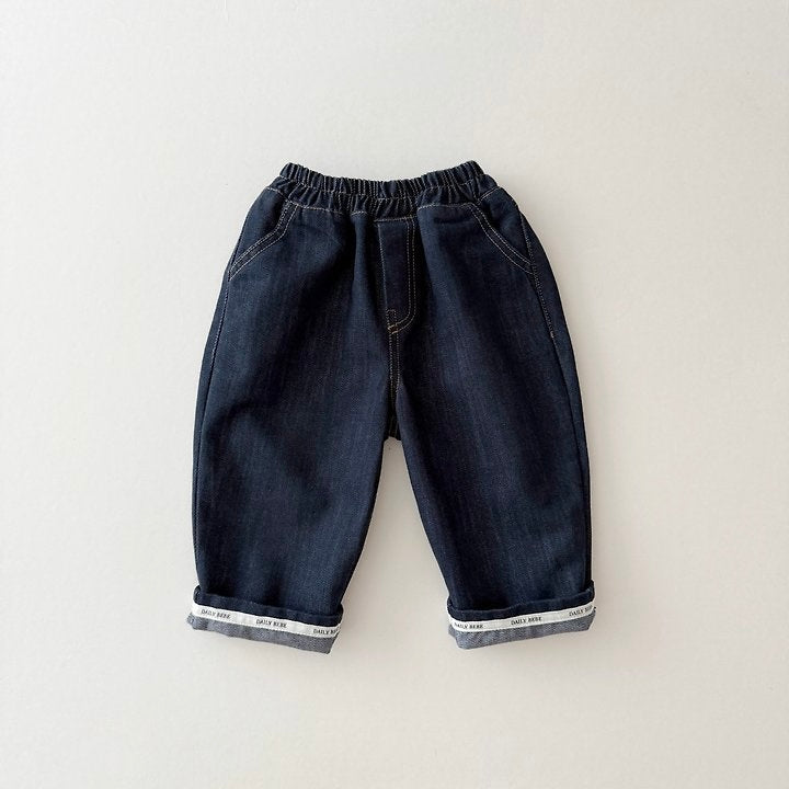 [PRE-ORDER] Rolled-up Raw Denim Pants
