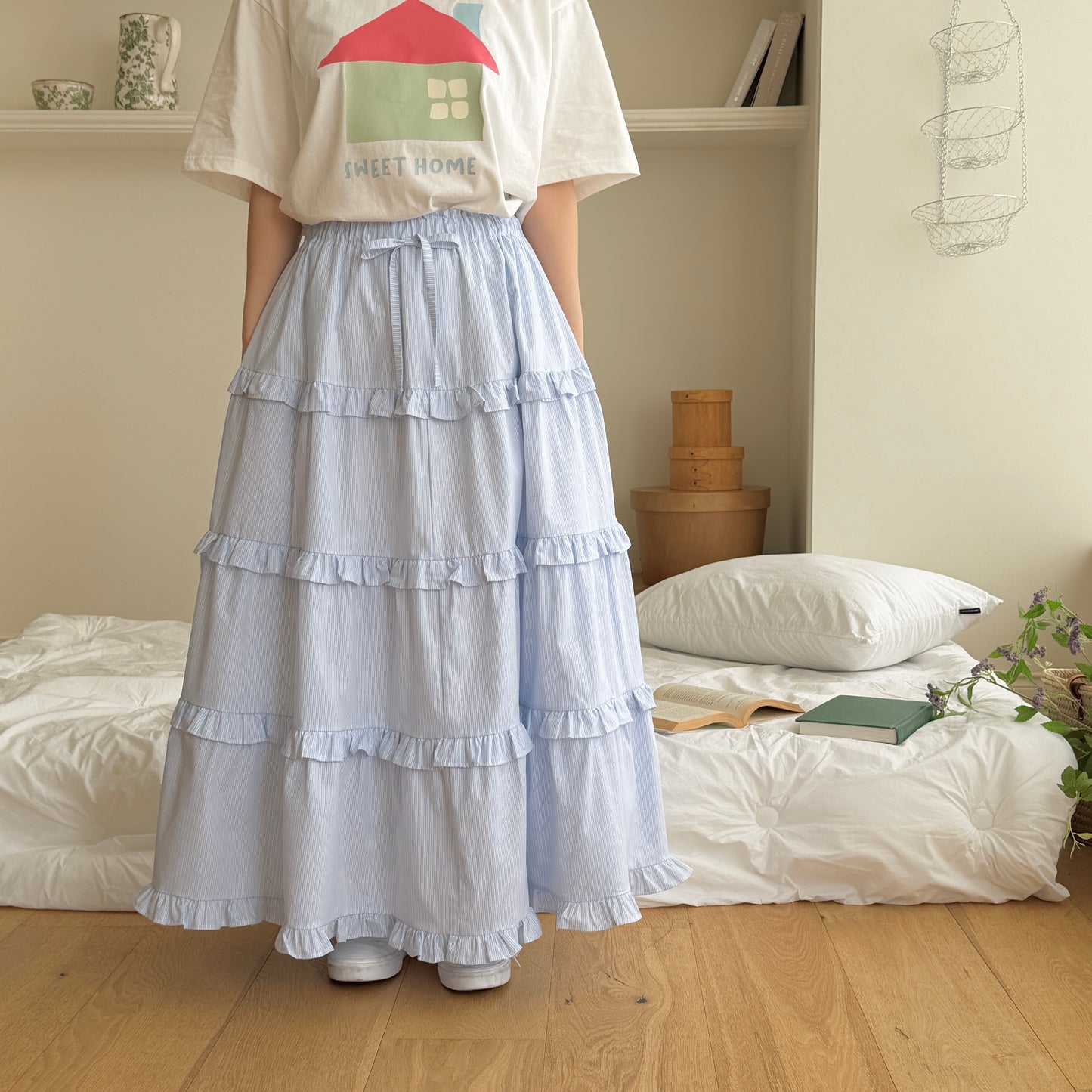 [PRE-ORDER] Mommy and Me Peony Tiered Skirt