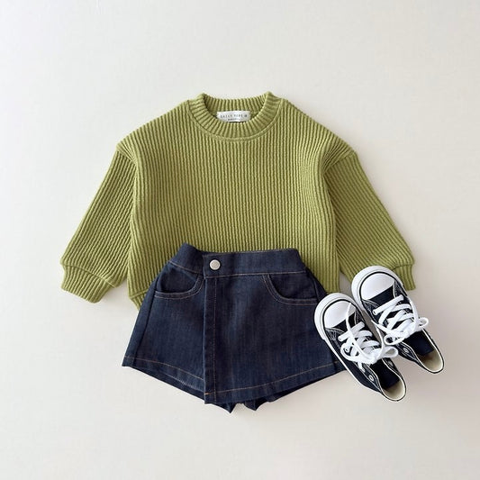 [PRE-ORDER] Ribbed chunky sweatshirt