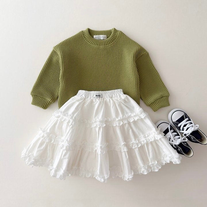[PRE-ORDER] Ribbed chunky sweatshirt