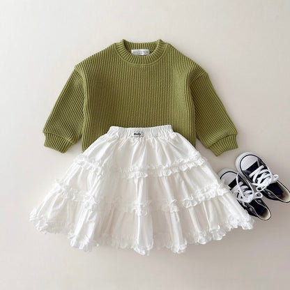 [PRE-ORDER] Ribbed chunky sweatshirt