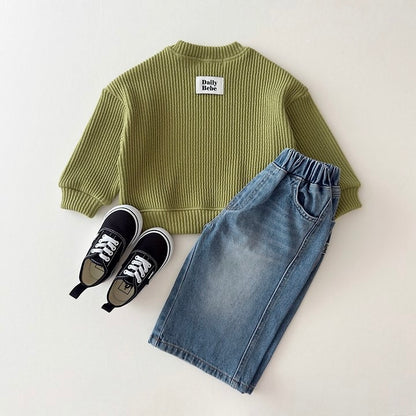 [PRE-ORDER] Ribbed chunky sweatshirt
