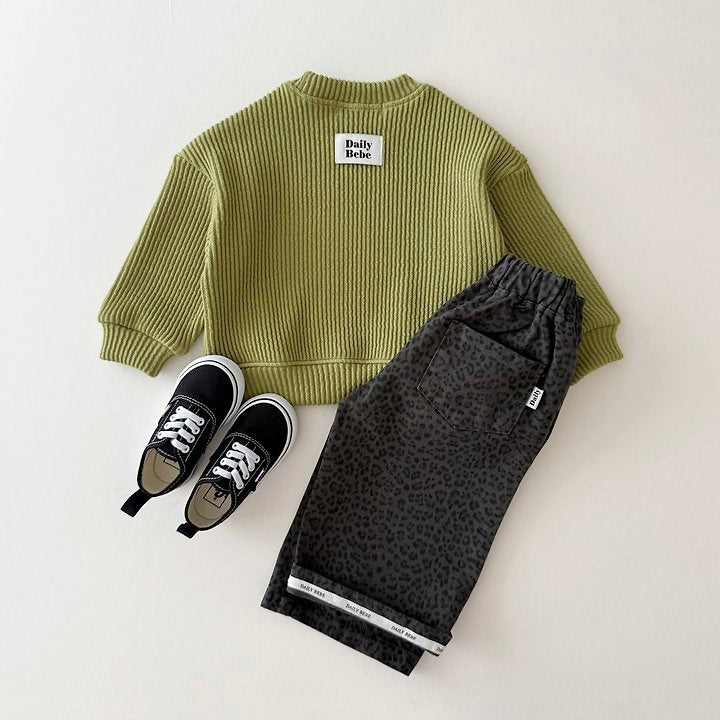 [PRE-ORDER] Ribbed chunky sweatshirt