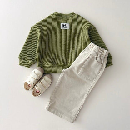 [PRE-ORDER] Ribbed chunky sweatshirt