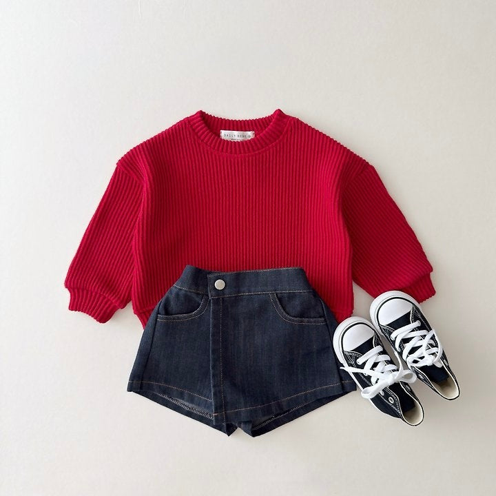 [PRE-ORDER] Ribbed chunky sweatshirt