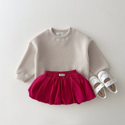 [PRE-ORDER] Ribbed chunky sweatshirt