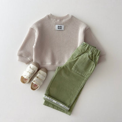 [PRE-ORDER] Ribbed chunky sweatshirt