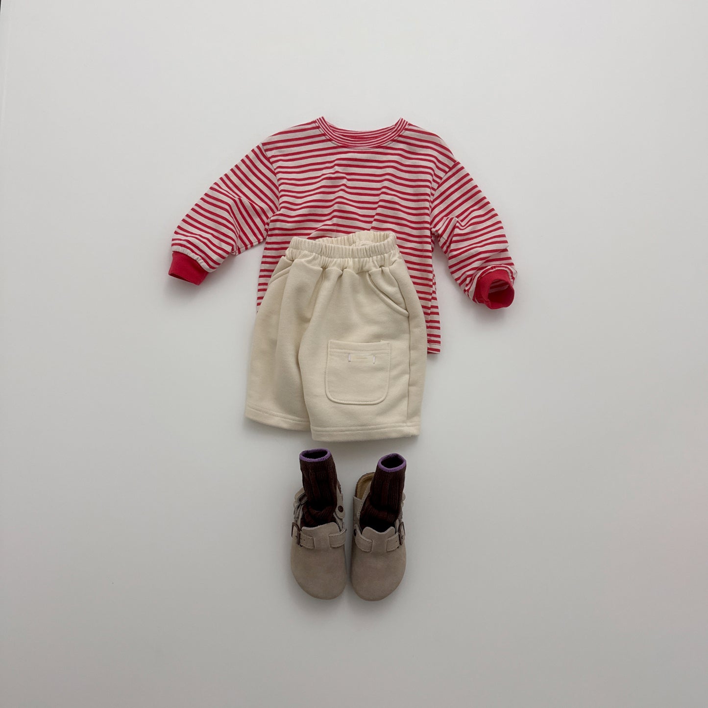 [PRE-ORDER] Double Stripe  Long Sleeve Tee