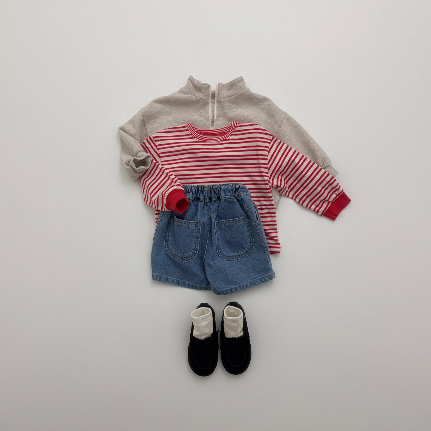 [PRE-ORDER] Double Stripe  Long Sleeve Tee