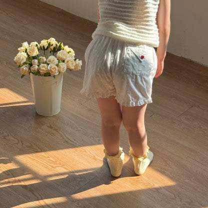 [PRE-ORDER] Letter Lace Pants