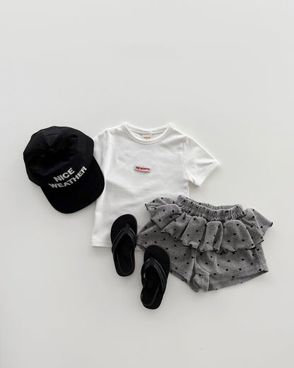 [PRE-ORDER] Mini Heart Frill Terry shorts