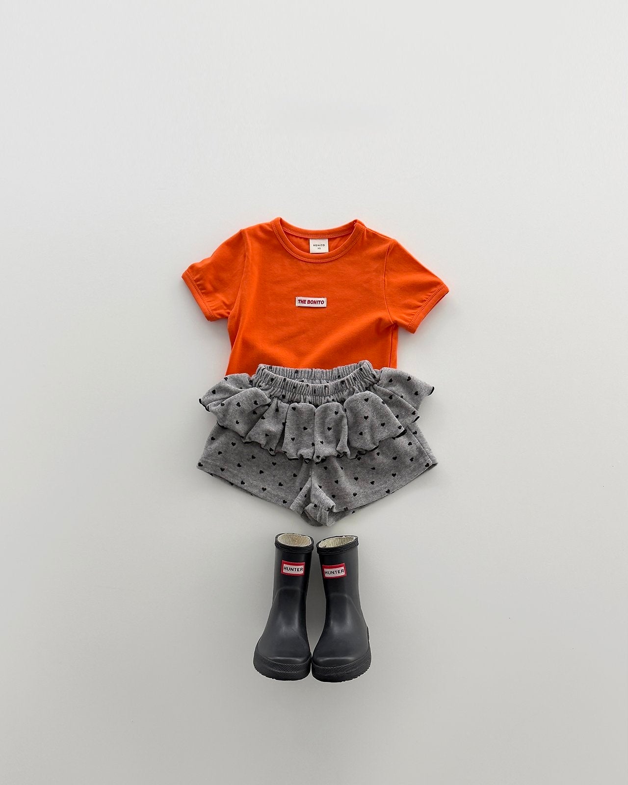 [PRE-ORDER] Mini Heart Frill Terry shorts