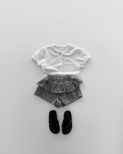 [PRE-ORDER] Mini Heart Frill Terry shorts