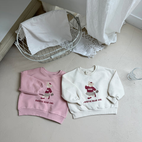 Sweetie bear sweatshirt [ivory XS]