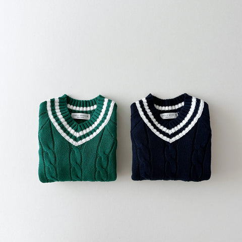 [PRE-ORDER] V-neck knit top