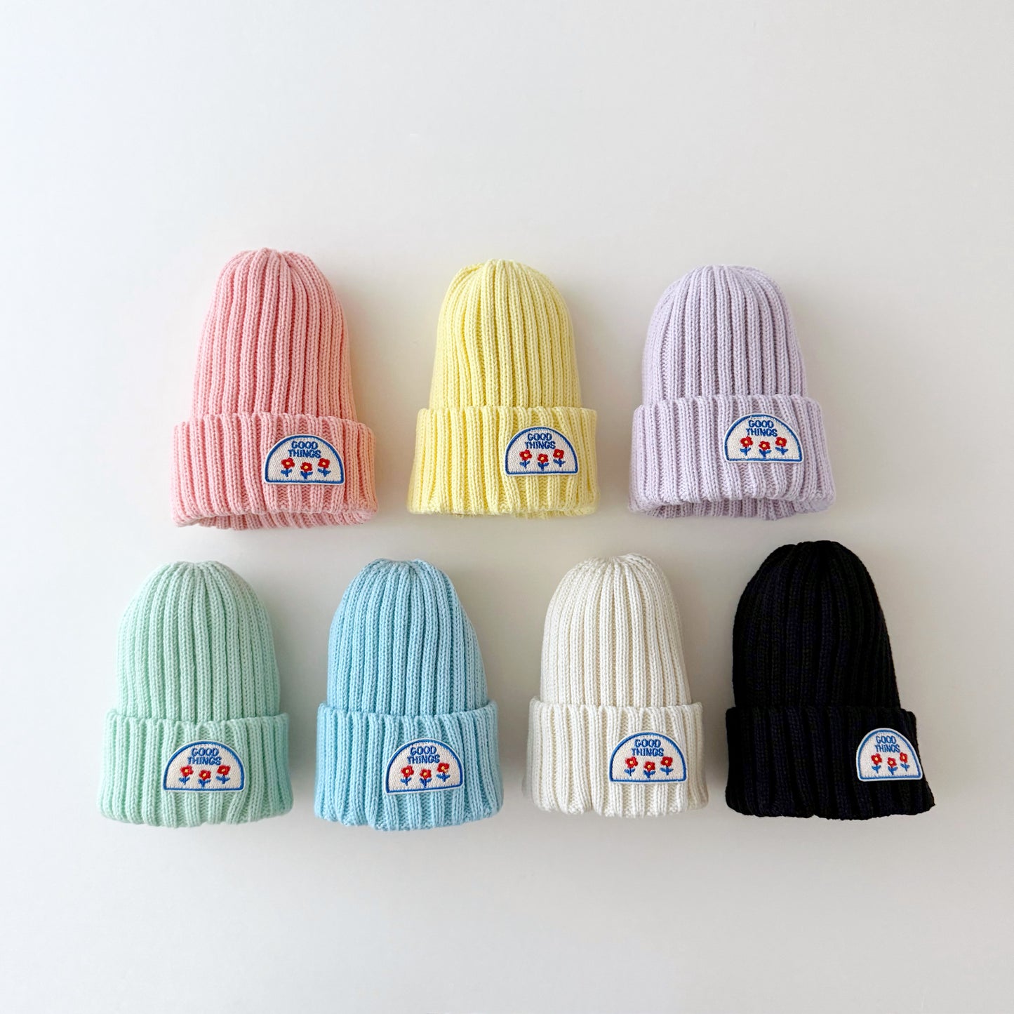 [PRE-ORDER] Spring patch long beanie